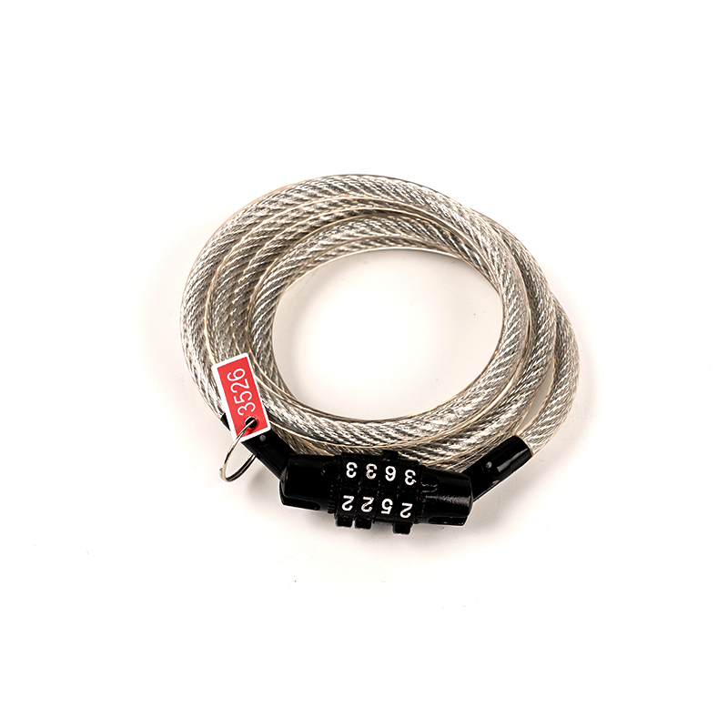 0.1Kg Tensile And Shear Resistant Coded Steel Cable Lock